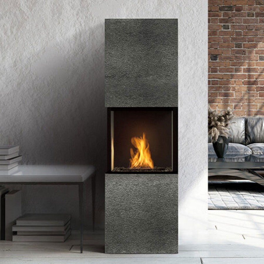 Semineu cu bioetanol pentru interior Planika, ROCK FIREPLACE